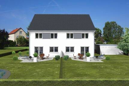 Doppelhaushälften Neubau in Berg bei Neumarkt in zentraler Ortslage. - Berg bei Neumarkt in der Oberpfalz