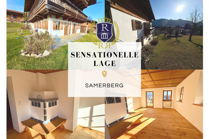 Landhausflair am Samerberg: 3-Zimmer-Wohnung mit Terrasse und Bergblick