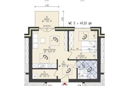 50 qm B-Schein Wohnung 315€, Papenburg Obenende
