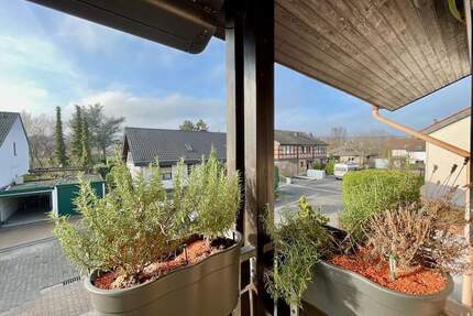 Charakter eines Hauses - Lichtdurchflutet mit Balkon - 3-4 Zimmer - kleine Einheit, ruhige Lage - Bodenheim