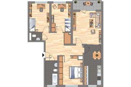 Wohnung zum Mieten in Haßloch 969,00 € 97.06 m²