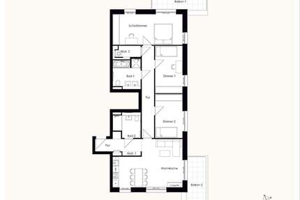 Wohnung zum Mieten in Bruchsal 1.590,30 € 117.8 m²