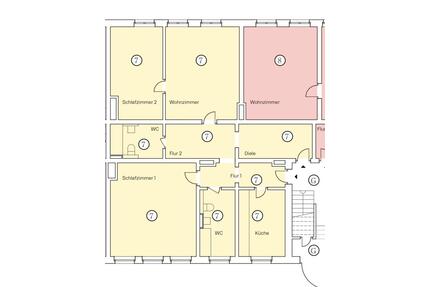 Sanierte 3 Raumwohnung in grüner Lage von Querfurt