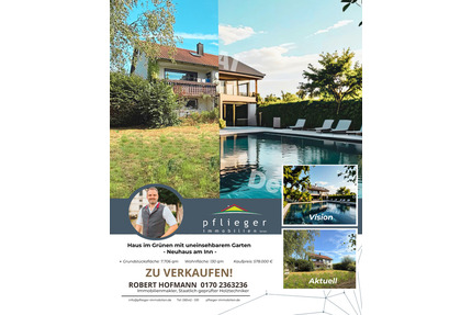 Haus im Grünen mit uneinsehbarem Garten - Neuhaus am Inn Höchfelden