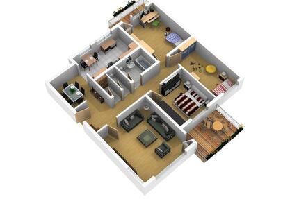 4,5 Zimmer.Wohnung mit Parkplatz - Bonn Auerberg