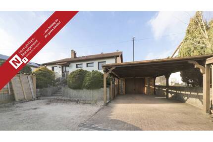 Bungalow mit Keller, Garten, Carport und Garage - Mehlbach