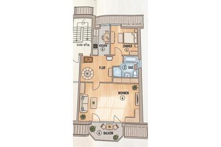 Großzügige 3-Zimmer-Wohnung mit Balkon & neuem Bad in SE - Bad Segeberg