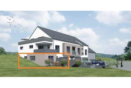 Ab 01.09.2026 Konz – Obermennig NEUBAU mit 6 Wohneinheiten 3 Zimmer-Wohnung im Erdgeschoss Dusche Fußbodenheizung Terrasse