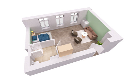 1 Zi. App. Betreutes Wohnen in einer Jugendstilvilla in Bad Nenndorf am Kurpark