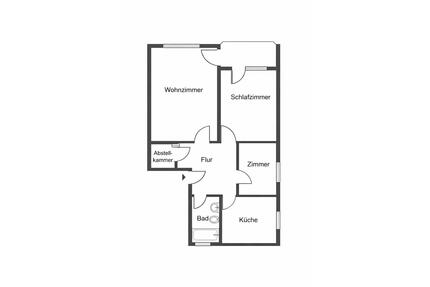 3-Zimmer Wohnung mit Balkon, Garage in Metzingen, provisionsfrei - Altenriet