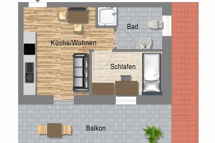 1a Singlewohnung Monteurzimmer Ferienwohnung Apartment Oldenburg - Edewecht