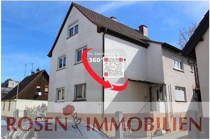 Ein- Zweifamilien-Haus + Scheune + großer Garten - Rimbach