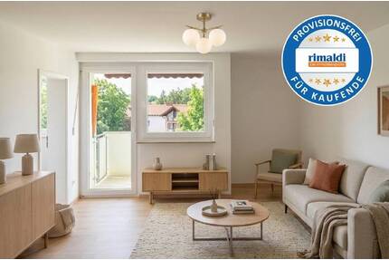 Aufwendig sanierte 3-Zi-Whg. mit Südloggia und schönem Ausblick - Holzkirchen