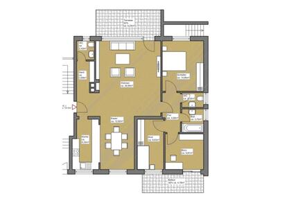 EG-Wohnung mit Terrasse und Garten + OPTIONAL ca. 100 m2 Nutzfläche im UG - Hamburg Wandsbek