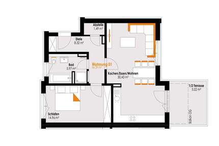 Wohnung zum Kaufen in Füssen 410.000,00 € 66.39 m²