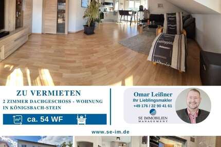 Wohnung zum Mieten in Königsbach-Stein 600,00 € 54 m²