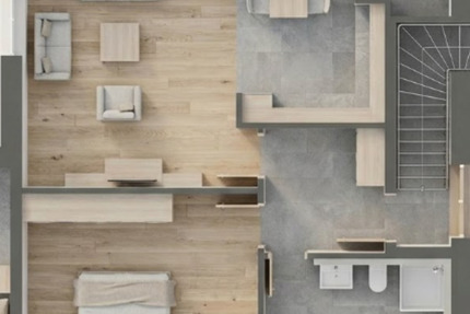 Neuwertige 2 Zimmer Wohnung mit Terrasse in ruhiger Lage (Ankum)