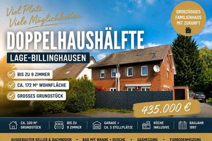 Großzügige Doppelhaushälfte mit viel Platz - Lage