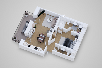 Wohnung zum Mieten in Uslar 546,00 € 52 m²