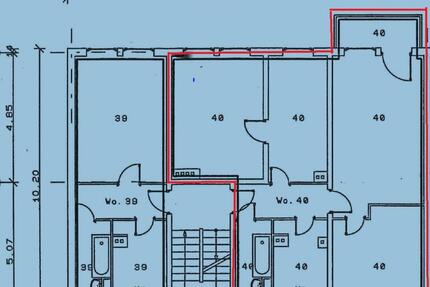 4 Raumwohnung mit Durchgangszimmer - Merseburg