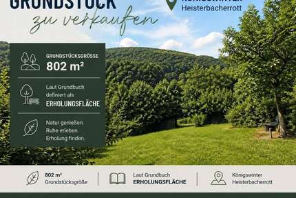 Grundstück zu verkaufen in Königswinter Heisterbacherrott 99.000,00 € 802 m² - Königswinter / Heisterbacherrott