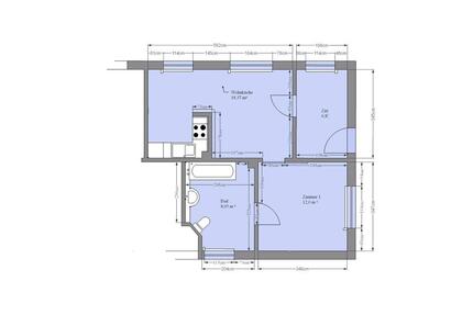 Einliegerwohnung ca 50 m2 mit Gartenanteil in Einfamilienhaus - Bad Kleinen