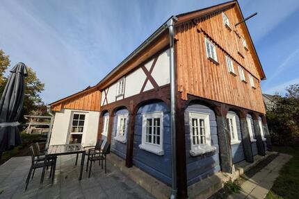 Winter im Ferienhaus Großschönau +Zittauer Gebirge +Umgebindehaus