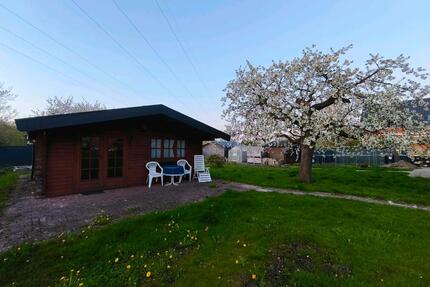 naturnahe Blockhütte an der Elbe - Hollern-Twielenfleth