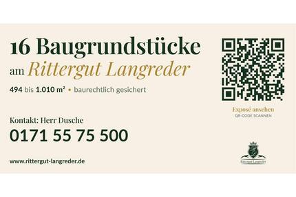 Toplage ! Baugrundstücke am Rittergut , Feldrandlage, Wohnen auf - Barsinghausen