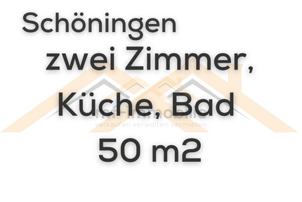 2 Zimmer, Küche, Bad 50 m2 Etagenwohnung - Schöningen Helmstedt