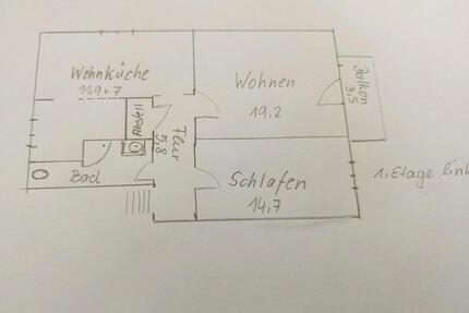 2Zimmerwohnung mit Wohnküche - 564,00&nbsp;EUR Kaltmiete, ca.&nbsp; 66,35&nbsp;m&sup2; in Dresden (PLZ: 01257) Leuben