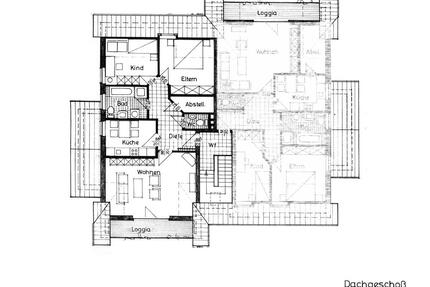 3 ZKB Dachgeschoßwohnung 73m² Bersenbrück Hastrup zum 01.08.2026
