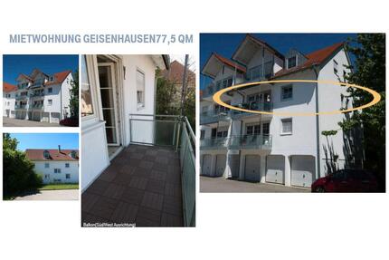 Helle freundliche 3-Zimmer-Wohnung mit Balkon in Geisenhausen