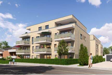 Schön geschnittene 3-Zimmer Gartenwohnung in City-Lage von Monheim