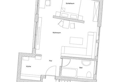 Studio-Wohnung mit EBK zu vermieten - Korbach