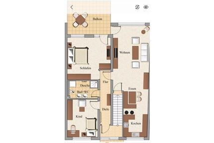 3ZKB mit Balkon - 680,00&nbsp;EUR Kaltmiete, ca.&nbsp; 85,00&nbsp;m&sup2; in Kastellaun (PLZ: 56288)