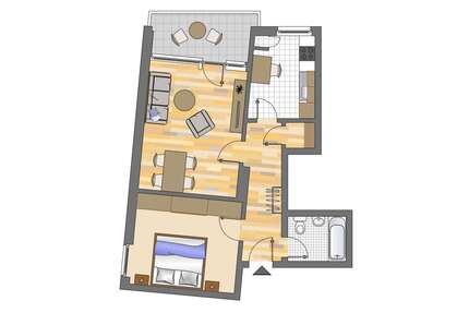Wohnung zum Mieten in Gelsenkirchen 379,00 € 51.63 m²