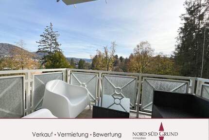 3-Zimmer-Wohnung (ca. 94 m²) in Halbhöhenlage mit Weitblick, 2 Balkonen, Aufzug & TG-Platz. - Baden-Baden Innenstadt