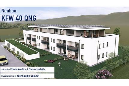 Neubauwohnung im KfW-40-QNG Standard - WHG 07 - 76qm - Julbach