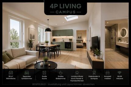 Design Apartment (39 m²) mit separatem Schlafzimmer - Osnabrück