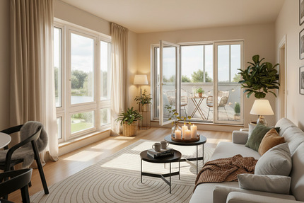 Das HOFFMANNS - Einzigartige Eigentumswohnung mit Loggia - Stelle