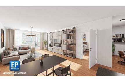 Urbanes Wohnen am Königsplatz mit smartem Grundriss und 15 m² Dachterrasse - München Maxvorstadt