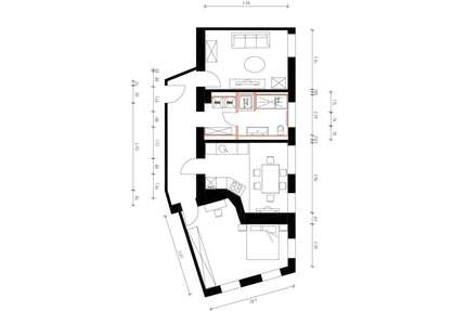 Wohnung zum Mieten in Leipzig 640,00 € 80 m²