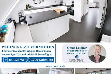 Wohnung zum Mieten in Remchingen 1.300,00 € 128 m²