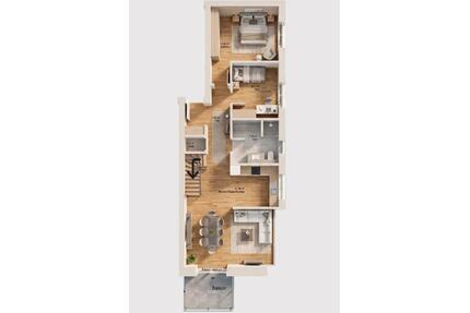 Große 110 m2 4 - Zimmer Wohnung - Erstbezug - Gnarrenburg