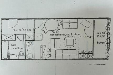 1 Zimmer-Apartment mit TG in Putzbrunn Bitte Keine Makler!