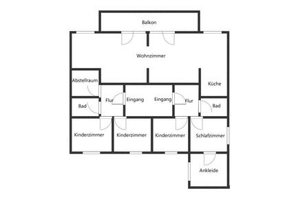 +++SCHNELL SEIN! RENOVIERTE 5,5-RAUMWOHNUNG mit BALKON & Abstellraum+++ - Sandersdorf-Brehna