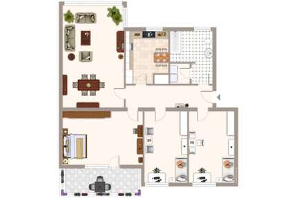 Wohnung zum Mieten in Mönchengladbach 739,00 € 79.4 m²