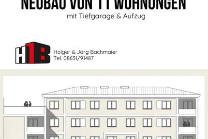 schöne Neubauwohnung mit 66 m² im Zentrum von Töging zu vermieten - Töging am Inn
