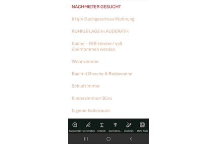 NACHMIETER SOFORT 3 Zimmer Küche Bad + Badewanne + Gäste WC - Ulmen